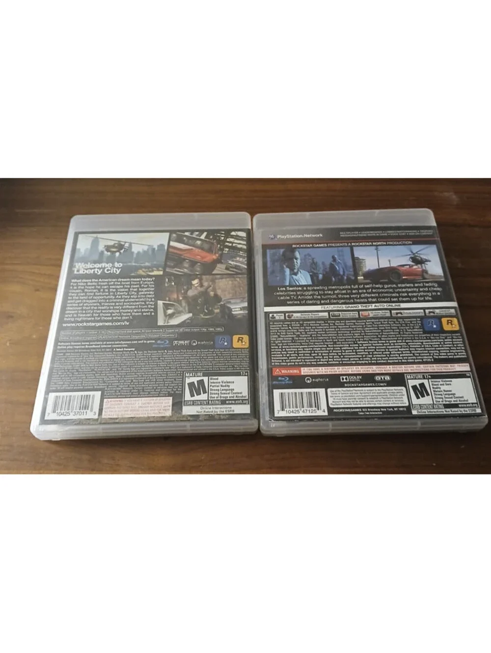 Grand Theft Auto IV & V (PlayStation 3) Bundle